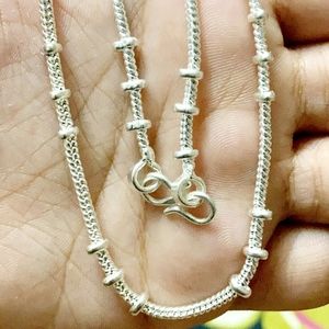 925 Sterling Silver Necklace Chain Unisex - 18"